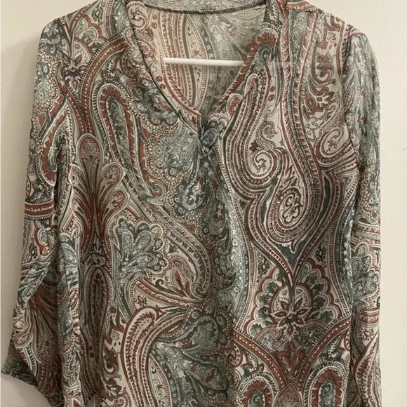 Lot of 4 Women’s Gap Chaps Size Small  S Long Sleeve EUC Summer Casual Office - Picture 4 of 7